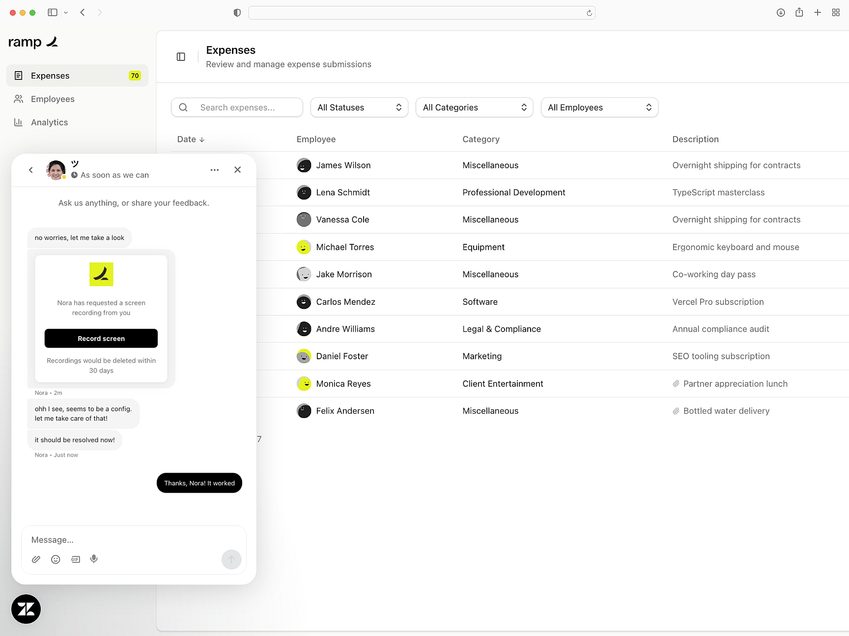On-demand session replays